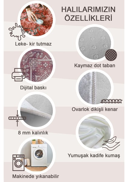 Yumuşak Kaymaz Tabanlı Leke Tutmaz Yıkanabilir Banyo Seti, Kahverengi modelleri