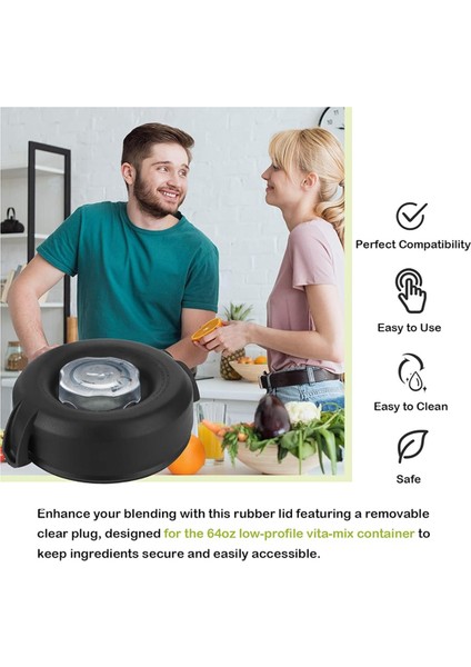 Vitamix Kapak Değiştirme Için, Vitamix Blender Explorian Classic C/g Propel Serisi Için Düşük Profilli 64 Oz Kapak (Yurt Dışından) indirimleri
