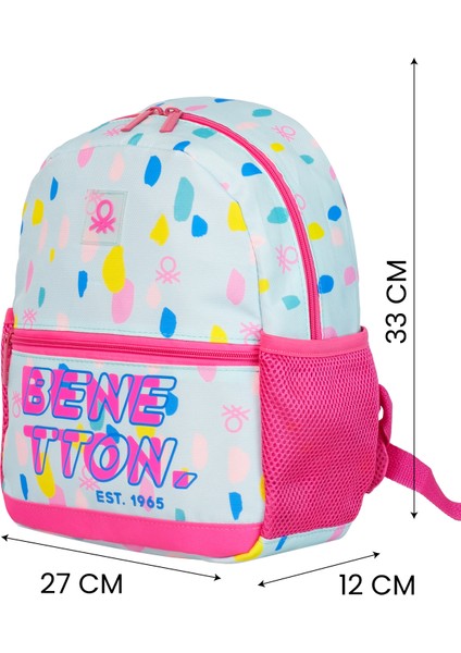 United Colors Of Benetton. Brush Effect Kız Çocuk Anaokul Çantası