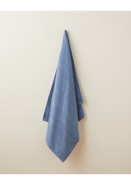 Sandy Stripe Pamuk Banyo Havlusu 80X150 cm Lacivert