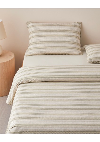 Knitline Pamuk Tek Kişilik Nevresim Takımı 160X220 cm Yeşil fiyatları