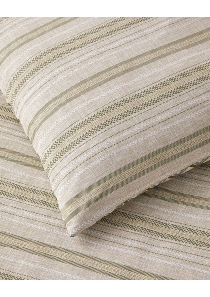 Knitline Pamuk Tek Kişilik Nevresim Takımı 160X220 cm Yeşil indirimleri