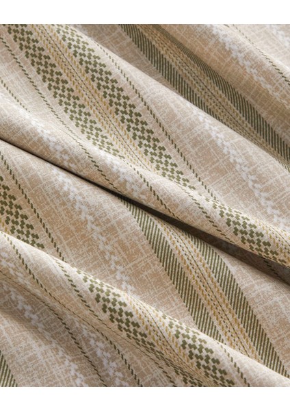 Knitline Pamuk Tek Kişilik Nevresim Takımı 160X220 cm Yeşil