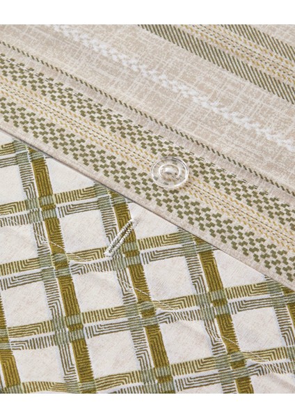 Knitline Pamuk Tek Kişilik Nevresim Takımı 160X220 cm Yeşil