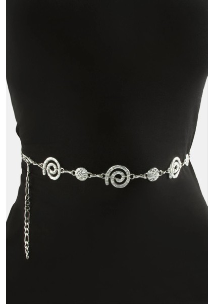 Buğz Çiçek Metal Zincir Kemer