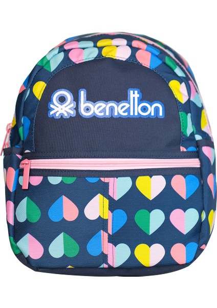 Unıted Colors Of Benetton Mini Kalp Kız Çocuk Anaokul Çantası 13027