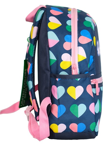 Unıted Colors Of Benetton Mini Kalp Kız Çocuk Anaokul Çantası 13027