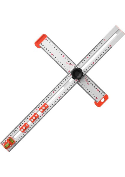 2&#39 Si Sondaj Konumlandırma Cetveli T Kare Cetvel Ahşap Cetvel Kabine Donanım Jig Aracı Çok Açılı Ölçüm Cetveli (Yurt Dışından)