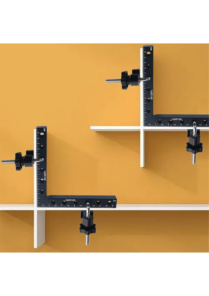 Ahşap Işleme Ayarlanabilir Köşe Kelepçesi Cetvel Alüminyum Dik Açılı Kelepçe L Şeklinde Yardımcı Fikstür Konumlandırıcı Klip-3pc (Yurt Dışından) fırsatları