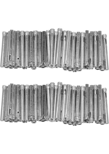 100PCS Elmas Kaplamalı Matkap Ucu Seti 6mm Elmas Uçlu Delik Fayans Cam Seramik Porselen Mermer Için Testere (Yurt Dışından)