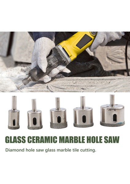 5x 20-42MM Elmas Delek Testere Tatlık Matkap Bit Seti Fayans Cam Mermer Granit Kesme (Yurt Dışından) indirimleri