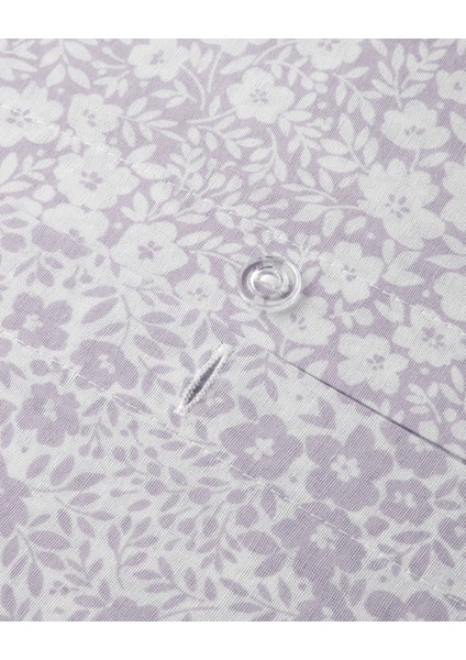 Blossira Kolay Ütülenir Tek Kişilik Nevresim Takımı 160X220 cm Lila