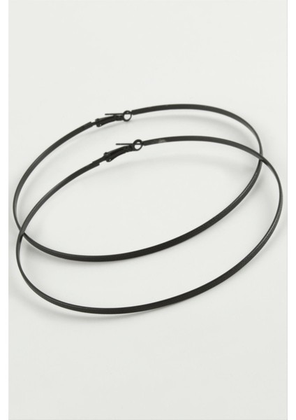 Noktalı Metal Halka Küpe 8-9-10 cm