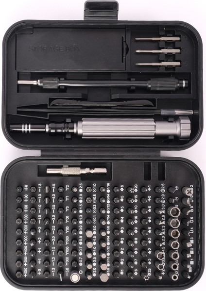 Multifonksiyonel 150 Parça Tornavida Seti - Manyetik Uçlu Profesyonel Onarım ve Telefon Tamir Seti