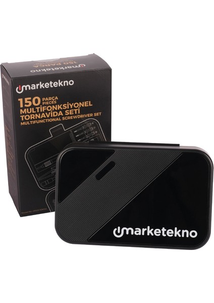 Multifonksiyonel 150 Parça Tornavida Seti - Manyetik Uçlu Profesyonel Onarım ve Telefon Tamir Seti fırsatları