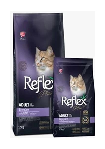Plus Skin Care Deri ve Tüy Bakımı Somonlu Yetişkin Kedi Maması 1,5 kg modelleri
