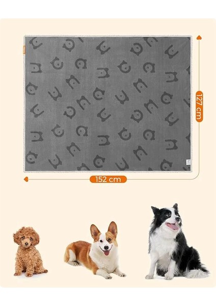 Su Geçirmez Köpek Örtüsü, Sherpa Polar Evcil Hayvan Örtüsü, Orta ve Büyük Köpekler Için