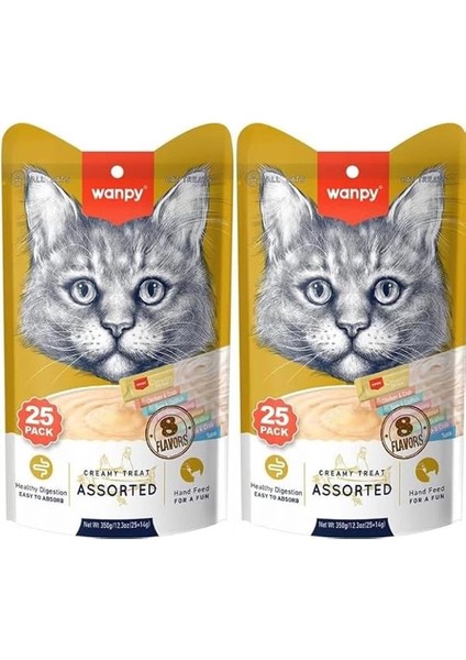 Karışık Sıvı Kedi Ödülü Ra-Mi x (25 x 14 Gr) x 2 Adet