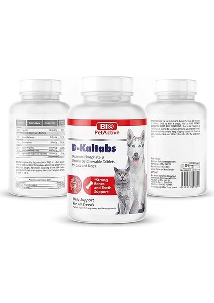 Petactive D-Kaltabs 84 Tablet fiyatları