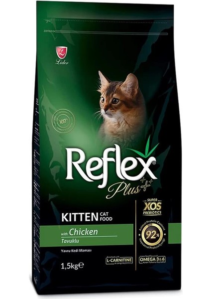 Plus Tavuk Etli Yavru Kedi Maması 1.5 kg