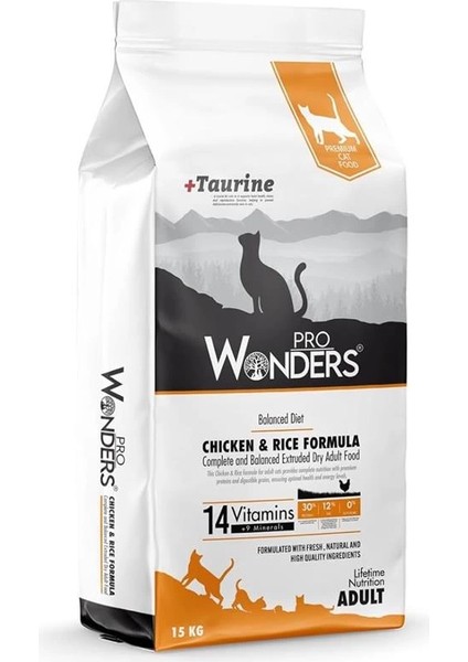 Tavuklu Yetişkin Kedi Maması 15 kg