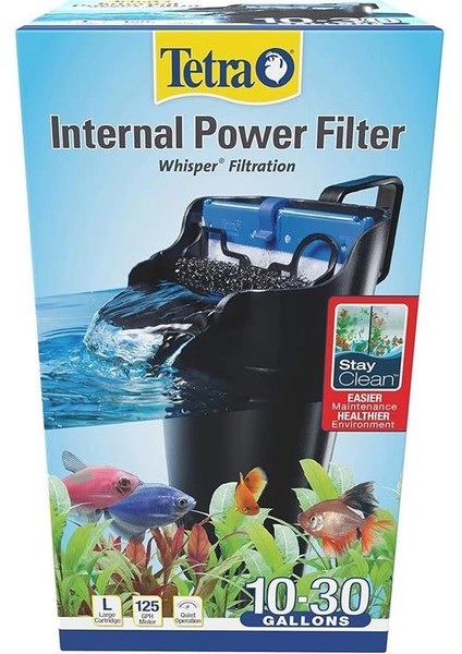 Whisper Iç Filtre 10 Ila 30 Galon, Akvaryumlar Için, Hava Pompalı Tankta Filtrasyon