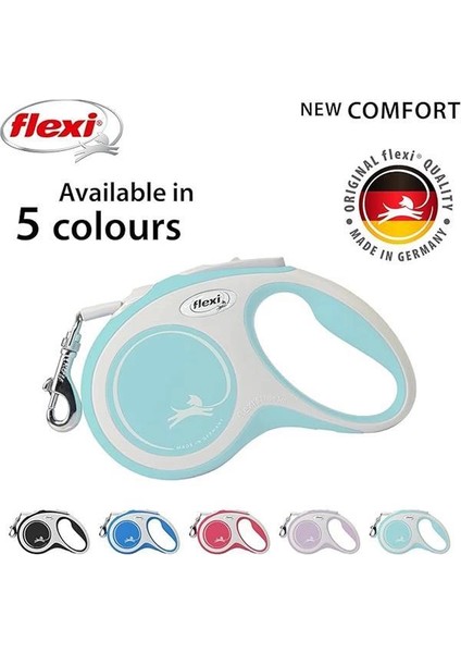 Flexi New Comfort S Beden Açık Mavi 5mt Şerit Tasma fırsatları
