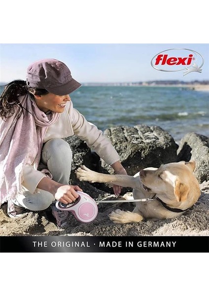 Flexi New Comfort S Beden Açık Mavi 5mt Şerit Tasma