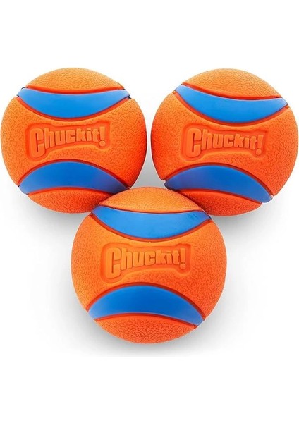 ! Ultra Ball Köpek Oyuncak Topu, 3 Adet (Medium) - Yüksek Sıçrama Gücü, Dayanıklı Kauçuk modelleri