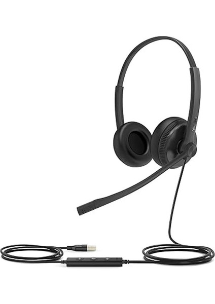 USB Headset UH34 Dual Uc, Schwarz fırsatları