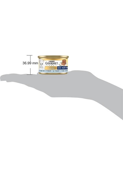 Gold Kıyılmış Ton Balıklı Yaş Kedi Maması, Yetişkin, 85 G