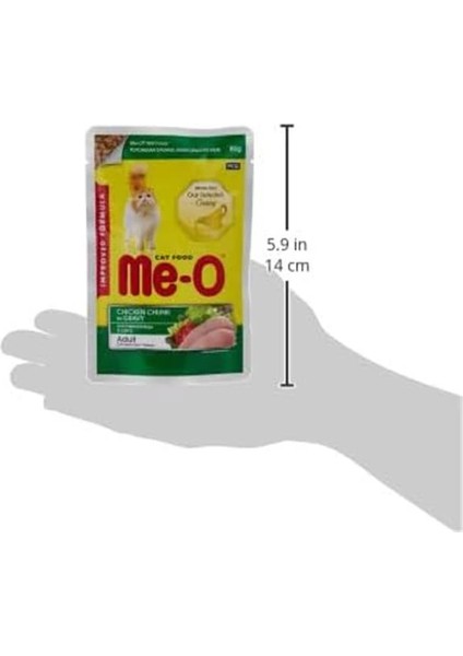 Me-O Sos Içinde Parça Tavuk Eti, 80 gr indirimleri