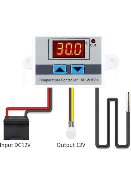 XH-W3001 12V Dc Dijital Termostat Akvaryum Kuluçka fırsatları