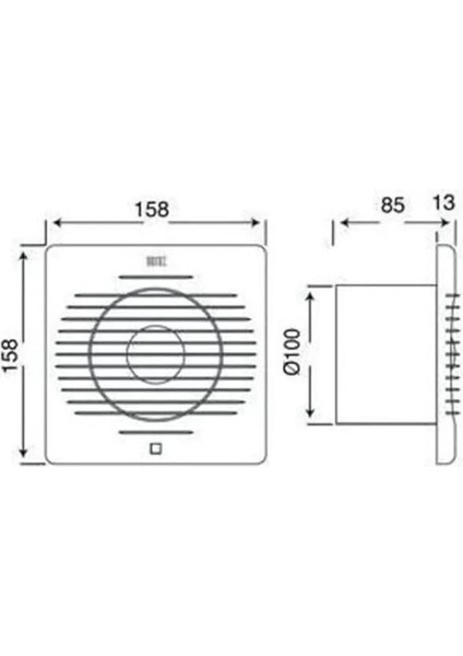 Banyo ve Tuvalet Aspiratörü 100/4" (100LÜK - 10CM) modelleri