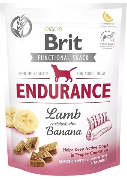 Functional Snack, Fiziksel Sağlığı Desteklemek Için, Tahılsız, Kuzu Etli ve Muzlu