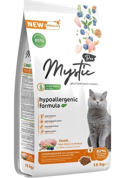 Az Tahıllı Yetişkin Kedi Maması Tavuklu 15 kg