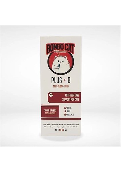 Plus +B For Cats - 50ML (Kediler Için Tüy Sağlığı Destekleyici Damla) indirimleri