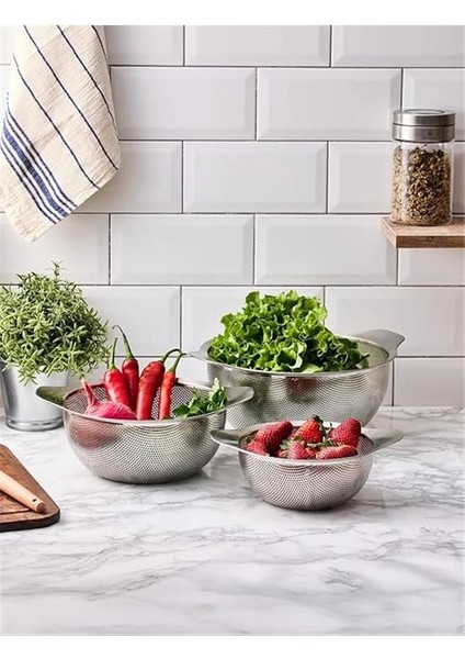 Yıldız S/s Protools Kulplu Paslanmaz Çelik Süzgeç 22 cm 264973 modelleri