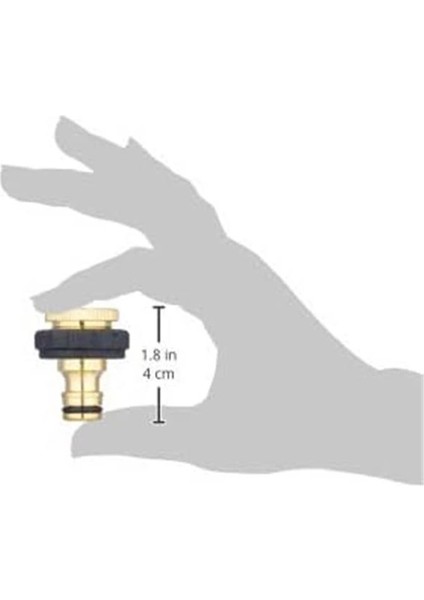 Karcher Pirinç Musluk Bağlantı Aparatı (1/2'' ve 3/4'')