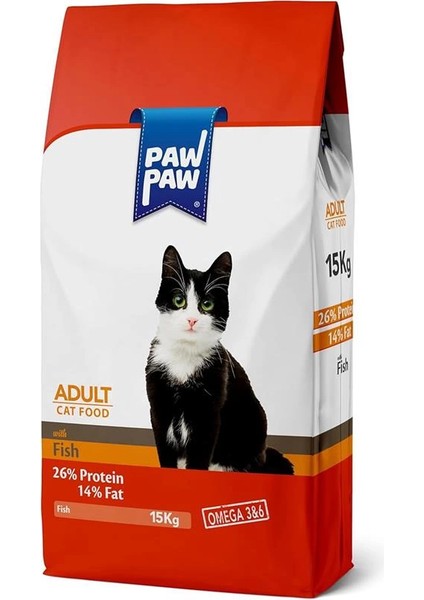 Yetişkin Kedi - Balıklı Kuru Mama 15 kg
