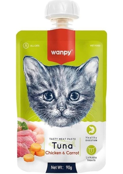 Taze Ton Balıklı&tavuklu Kedi Et Ezmesi 90 gr