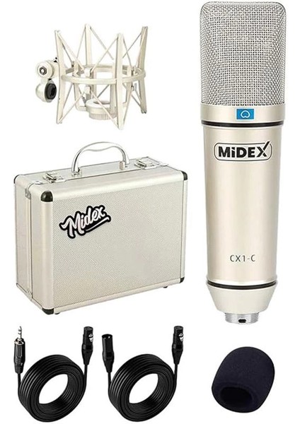 Stüdyo Ekipmanları Style Paket-3 Cx1 Mikrofon Ses Kartı Stüdyo Kayıt Seti modelleri