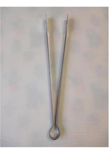 Klasik Metal Mangal Maşası 32 Cm-27 cm Uzun-Kısa Boy Çelik Yemek Barbekü Izgara Kömür Köz (32 cm - 1