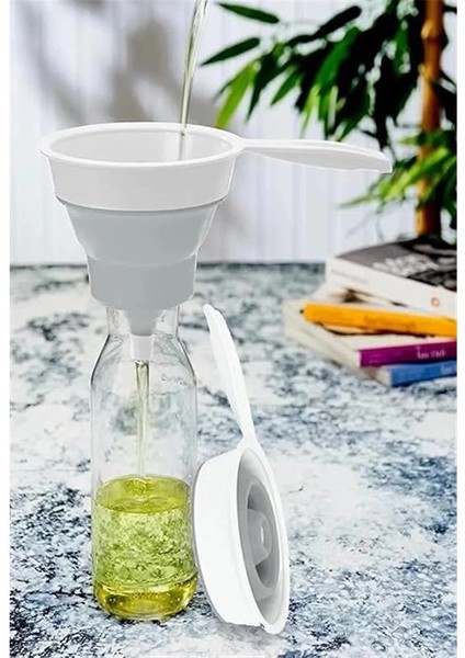 Katlanabilir Saplı Huni, Çok Amaçlı Akordiyon Huni, Esnek ve Pratik Tasarım, Gıda Güvenli modelleri