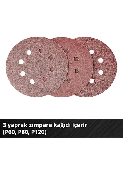Professional Akülü Eksantrik Zımpara Tp-Rs 18/32 Li Bl-Solo Power X-Change (18 V, Kömürsüz