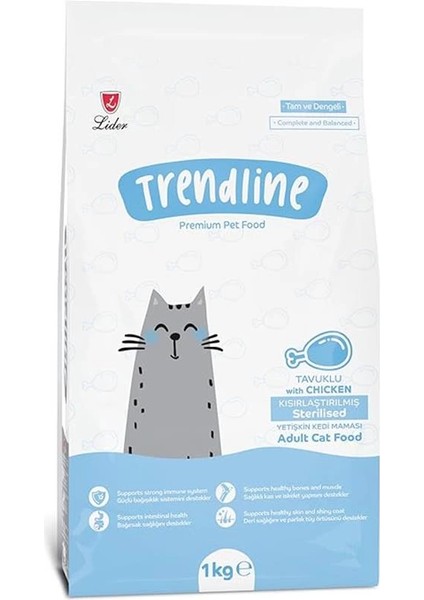 Kısırlaştırılmış Yetişkin Kedi Maması 1 kg