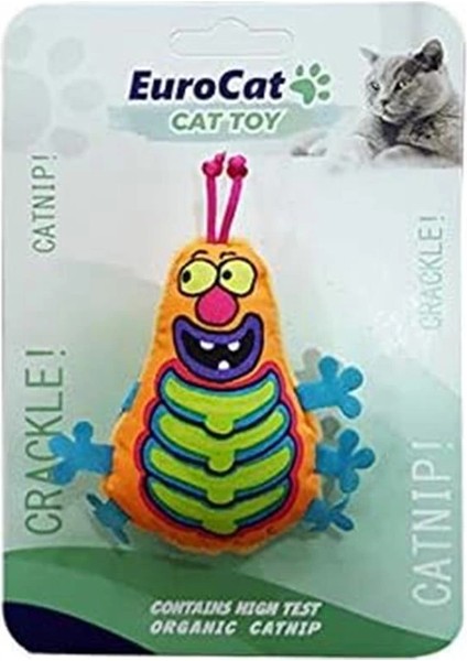 Turuncu Tırtıl Kedi Oyuncağı, 9.5 cm modelleri