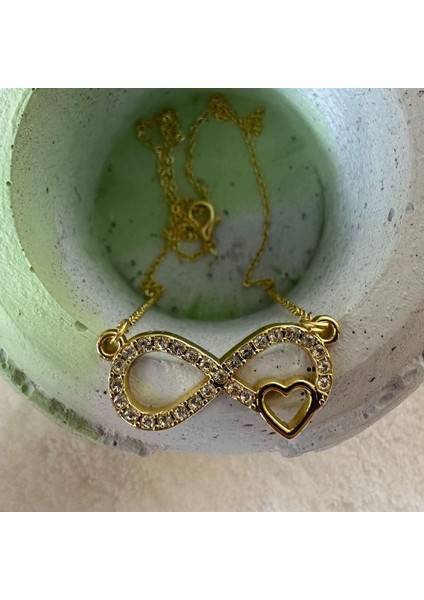 5979 Kalp Detaylı Sonsuzluk Kolyesi fiyatları