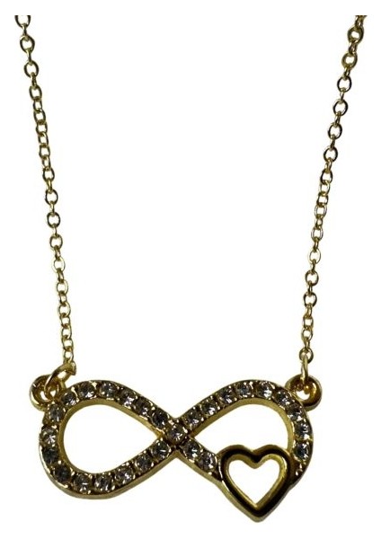 5979 Kalp Detaylı Sonsuzluk Kolyesi modelleri