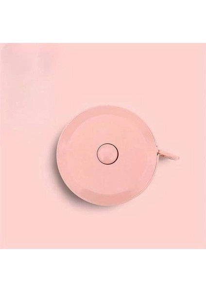 Mini Çekilebilir Ölçüm Mezurası, Terzilik Için, 2 Adet (Pembe)
